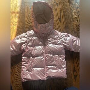 Crewcuts Shiny Pink Kids Puffer Jacket